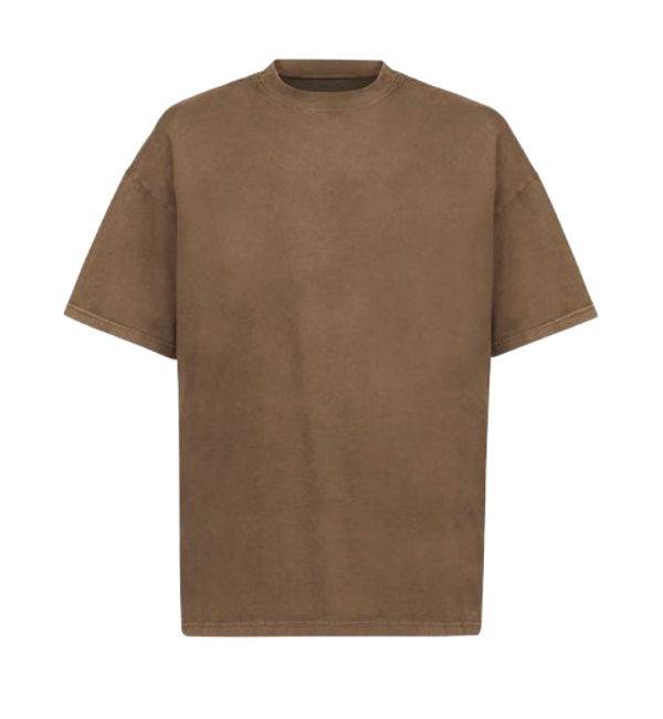 ULTRA LUXURY OVERSIZED TEE SHIRT 240GSM Vintage Tan GRAMMA