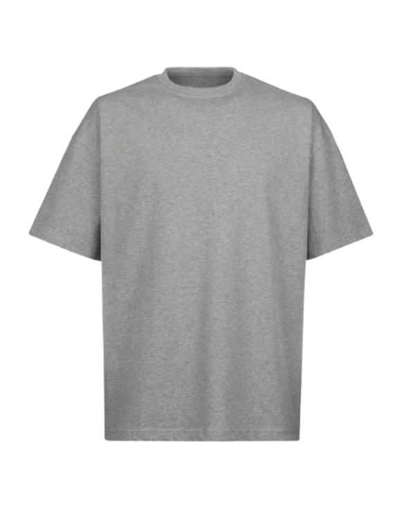 ULTRA LUXURY OVERSIZED TEE SHIRT 240GSM Grey Marl GRAMMA