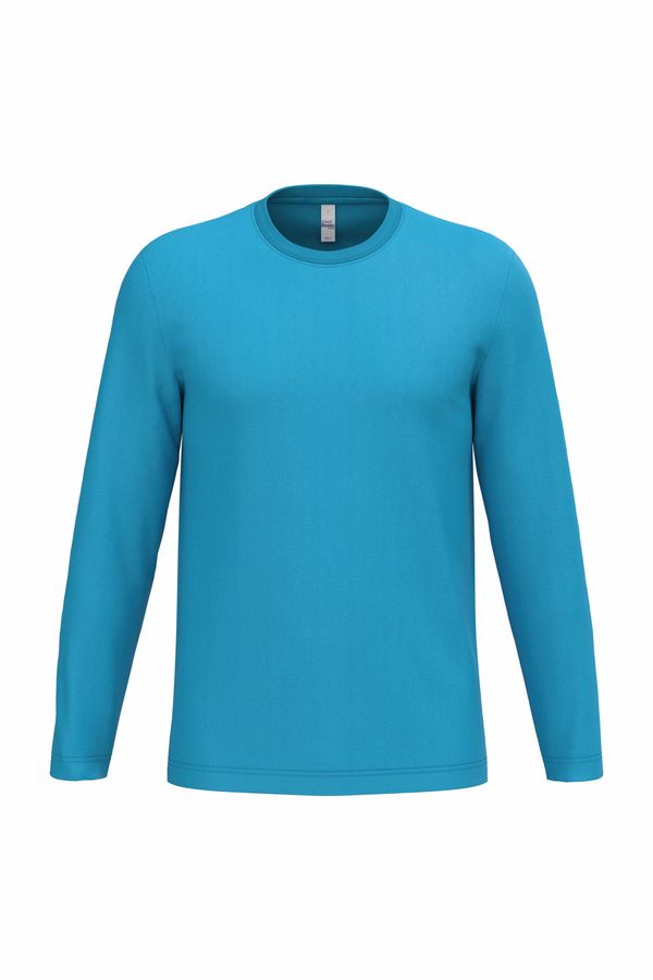 T-shirt LSL iDeal150 Bleu atoll iDeal Basic Brand