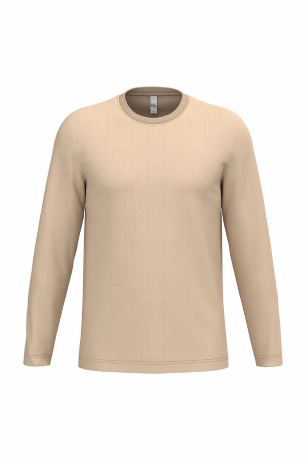 T-shirt LSL iDeal150 Sand iDeal Basic Brand