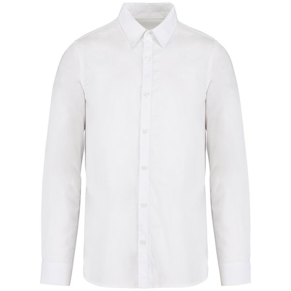 Chemise délavée en coton twill homme - 135g Washed White Native Spirit