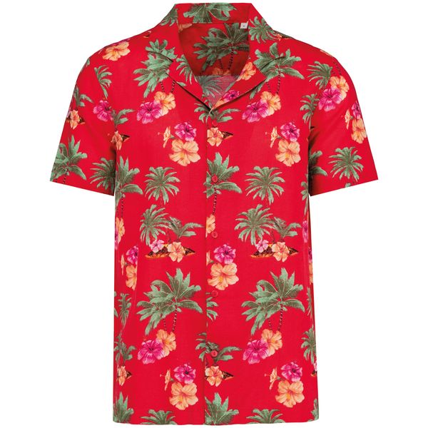 Chemise imprimé hawaïen homme Red Hawaiian Native Spirit