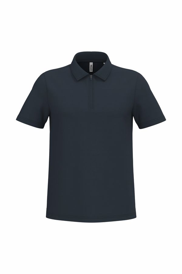 Polo de sport col 1/4 zip homme Navy PROACT
