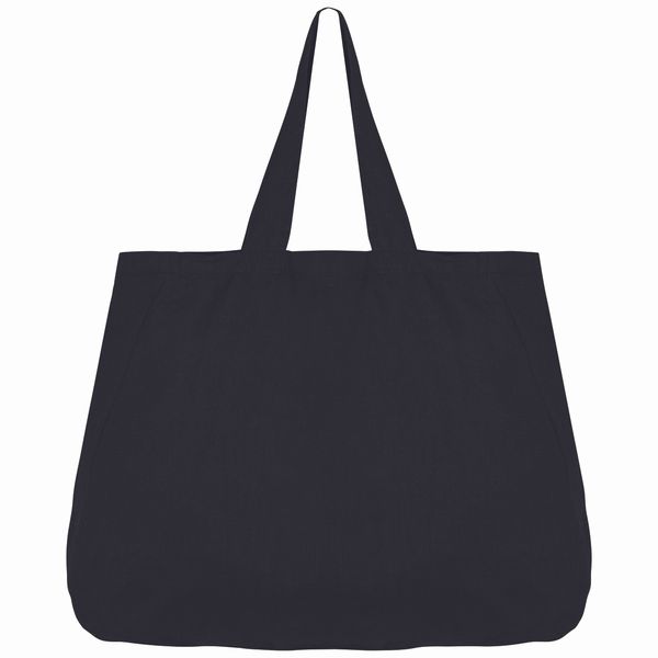 Sac shopping en lin 160GSM Black Spasso