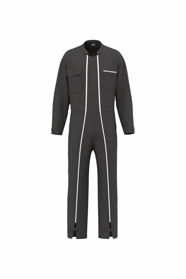Combinaison double zip unisexe Dark Grey WK.Designed To Work