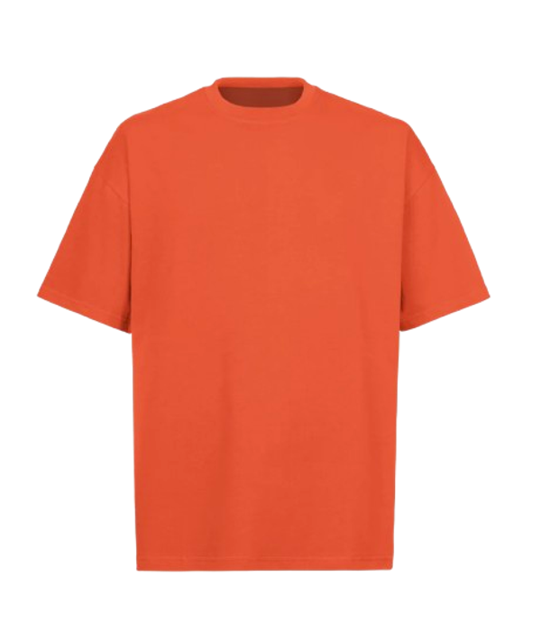 ULTRA LUXURY OVERSIZED TEE SHIRT 240GSM Hot Orange GRAMMA