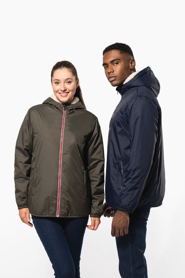 Veste doublée sherpa unisexe Black Kariban