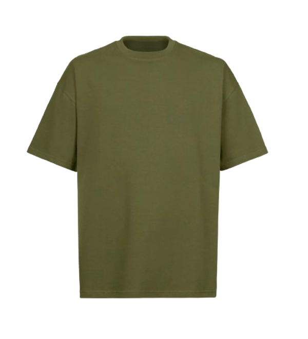 ULTRA LUXURY OVERSIZED TEE SHIRT 240GSM Kaki GRAMMA