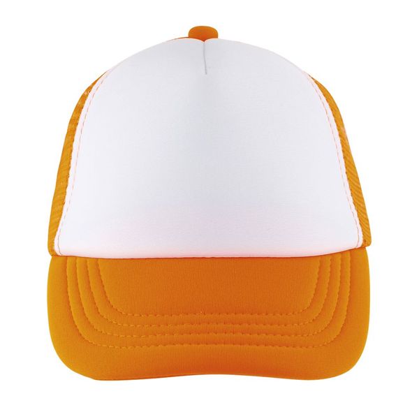 couleur Blanc / Orange fluo