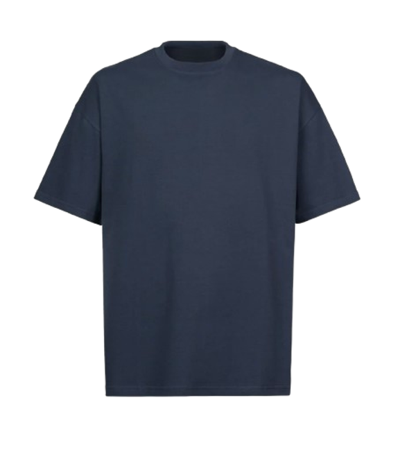 ULTRA LUXURY OVERSIZED TEE SHIRT 240GSM Navy Blue GRAMMA
