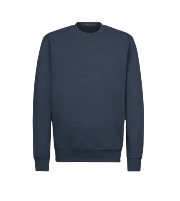 Ultra Regular Luxury Crewneck Sweater Navy Blue GRAMMA