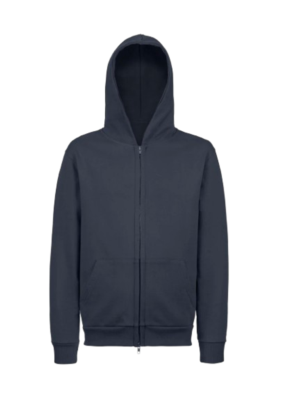 Hoodie Regular Zipped Navy Blue GRAMMA
