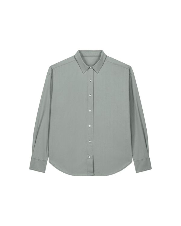 Worker Shirt G. Dyed Misty Grey Stanley Stella