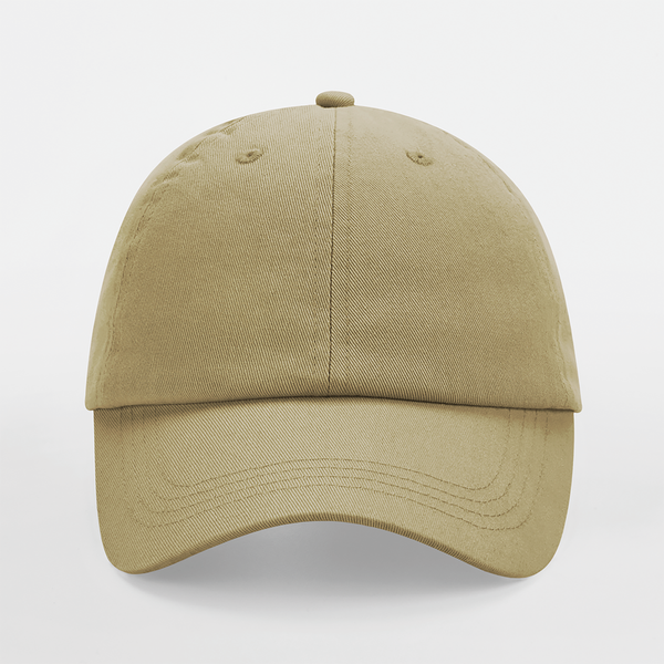 Casquette à profil bas 6 panneaux Desert sand Beechfield®