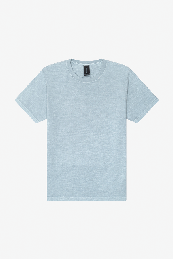 T-shirt délavé épais unisexe Light washed denim BELLA+CANVAS