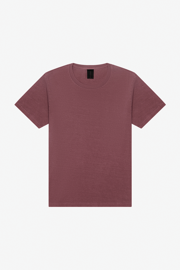T-shirt délavé épais unisexe Washed maroon BELLA+CANVAS