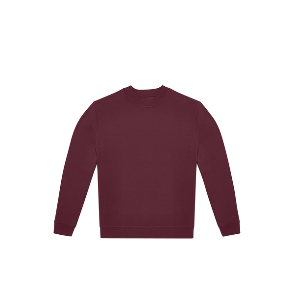 Sweat-shirt col rond ID.332 unisexe Burgundy B&C