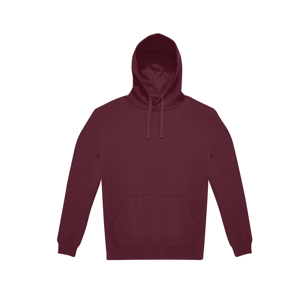 Sweat-shirt capuche ID.333 unisexe Burgundy B&C