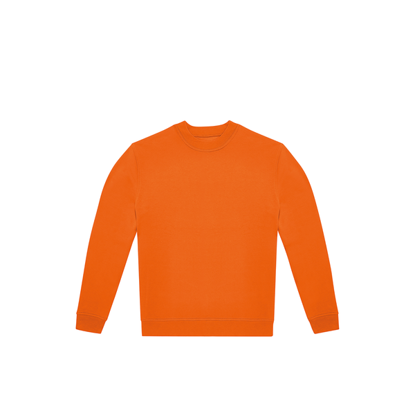Sweat-shirt col rond ID.222 Orange B&C