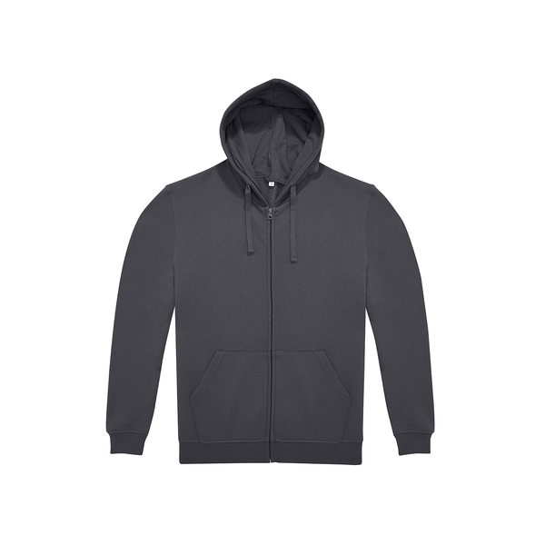 Sweat-shirt capuche zippé ID.224 (50/50) Dark Grey B&C