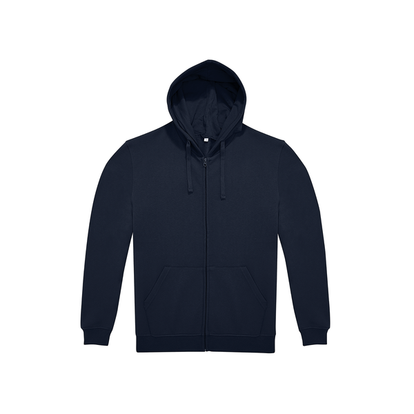 Sweat-shirt capuche zippé ID.224 (50/50) Navy B&C