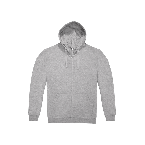 Sweat-shirt capuche zippé ID.224 (50/50) Sport Grey B&C