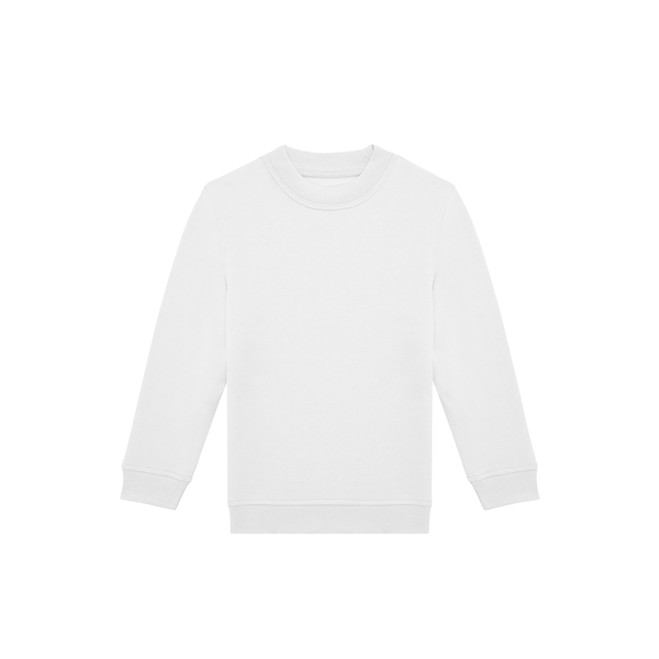 Sweat-shirt C ID.332 Crew enfants White B&C