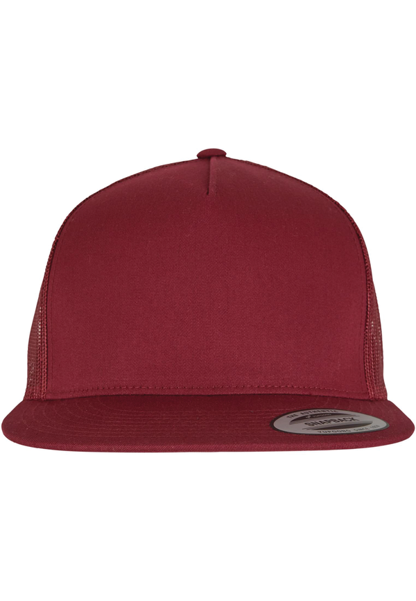 Casquette CLASSIC TRUCKER MAROON FLEXFIT