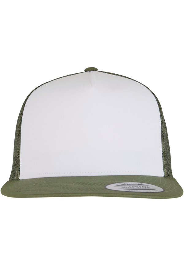 Casquette Classic Trucker OLIVE / WHITE / LODEN FLEXFIT