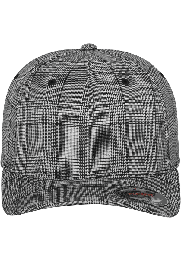 Casquette motif prince de galles Black / White FLEXFIT