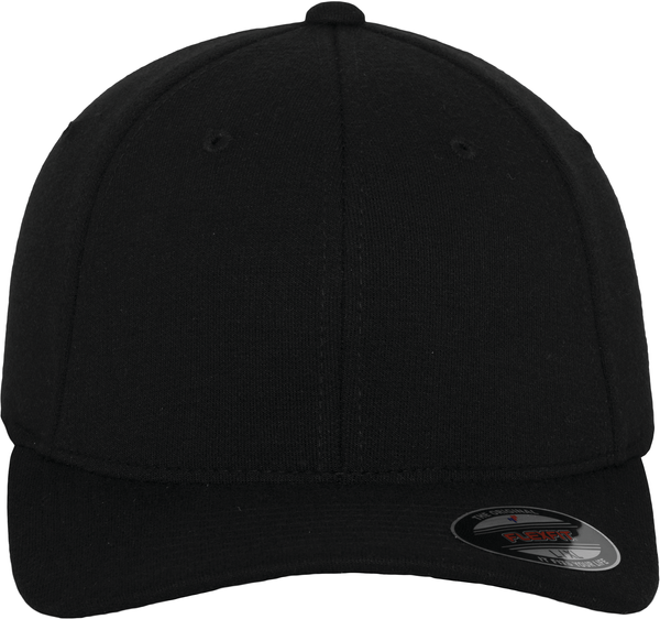 Casquette 6 panneaux en Jersey Black FLEXFIT
