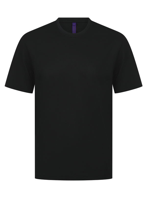 T-shirt Coolplus® unisexe Black Henbury