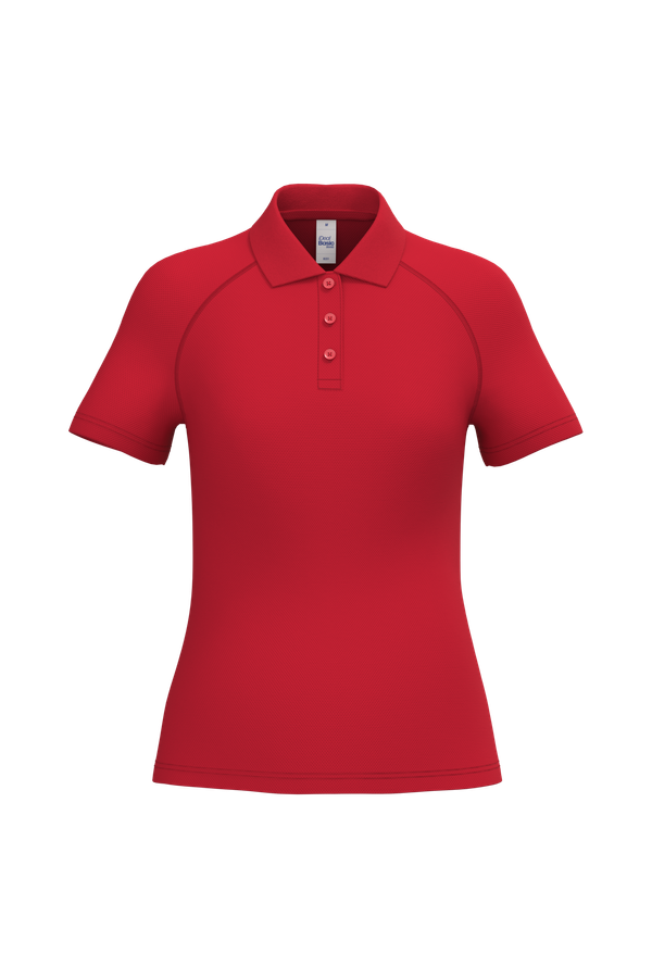 Polo sport femme Ideal Red iDeal Basic Brand