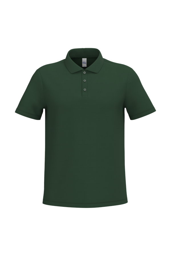 Polo piqué homme Ideal Forest Green iDeal Basic Brand