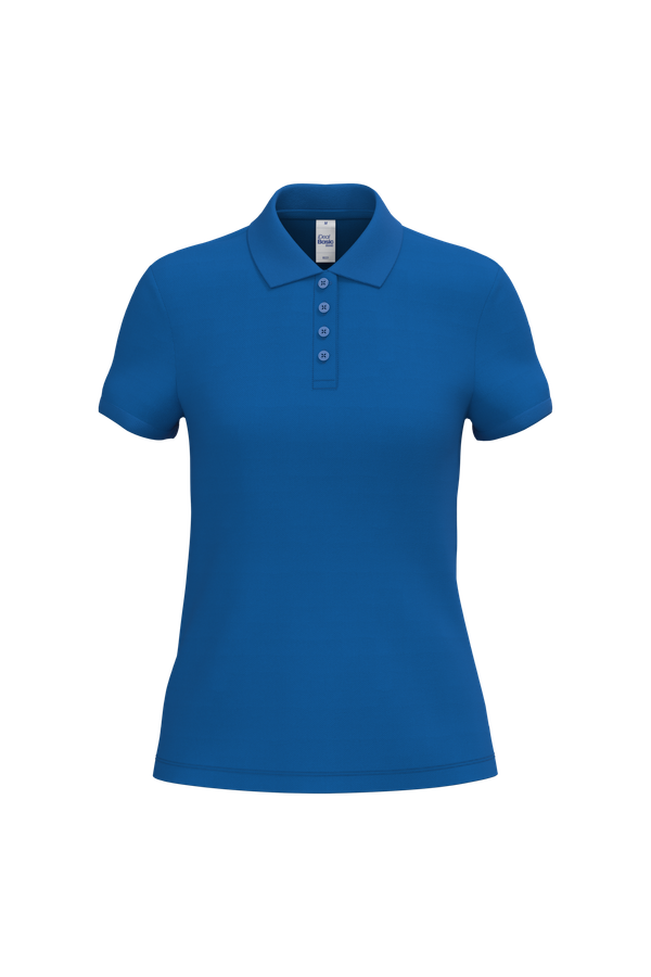 Polo piqué femme Ideal Royal Blue iDeal Basic Brand