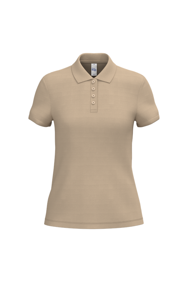 Polo piqué femme Ideal Sand iDeal Basic Brand