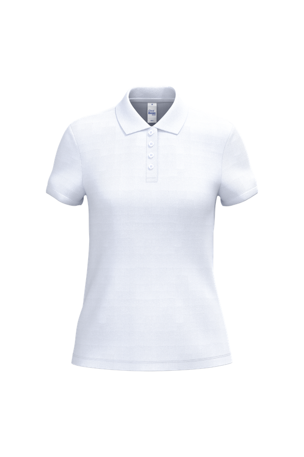 Polo piqué femme Ideal White iDeal Basic Brand