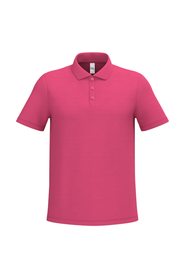 Polo piqué homme Ideal Fuchsia iDeal Basic Brand