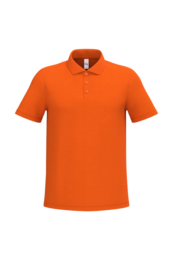 Polo piqué homme Ideal Orange iDeal Basic Brand