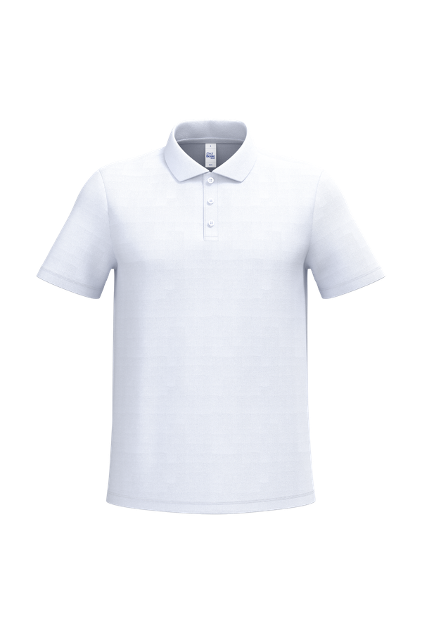 Polo piqué homme Ideal White iDeal Basic Brand