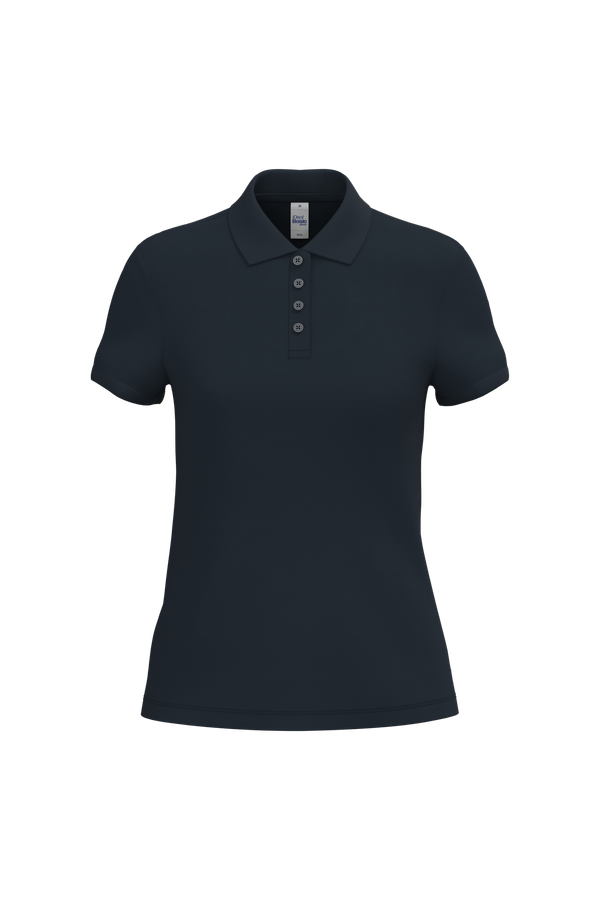 Polo piqué femme Ideal Navy iDeal Basic Brand