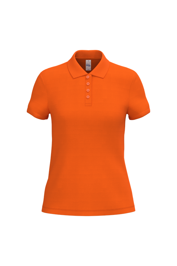 Polo piqué femme Ideal Orange iDeal Basic Brand