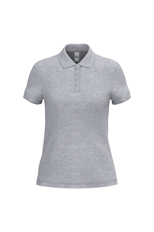 Polo piqué femme Ideal Oxford Grey iDeal Basic Brand