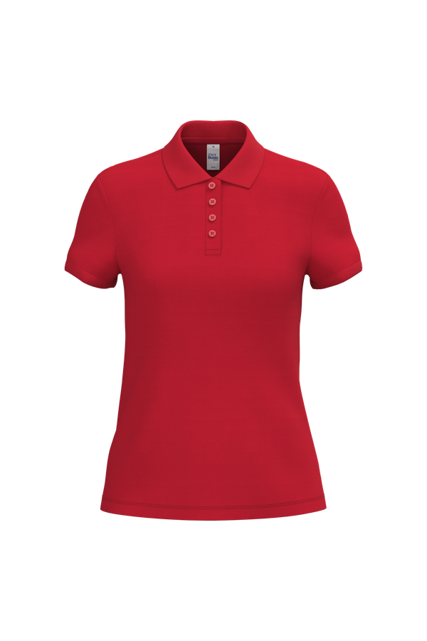 Polo piqué femme Ideal Red iDeal Basic Brand
