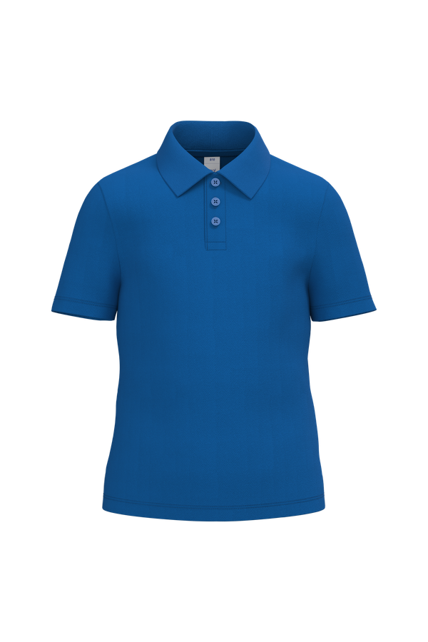 Polo piqué enfant Ideal Royal Blue iDeal Basic Brand