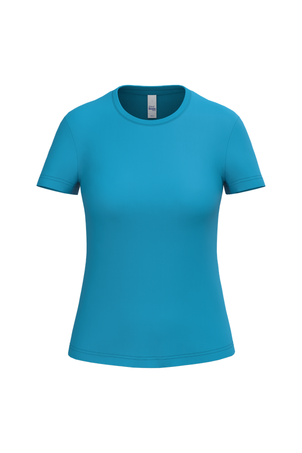 T-shirt femme iDeal190 Ideal Atoll Blue iDeal Basic Brand