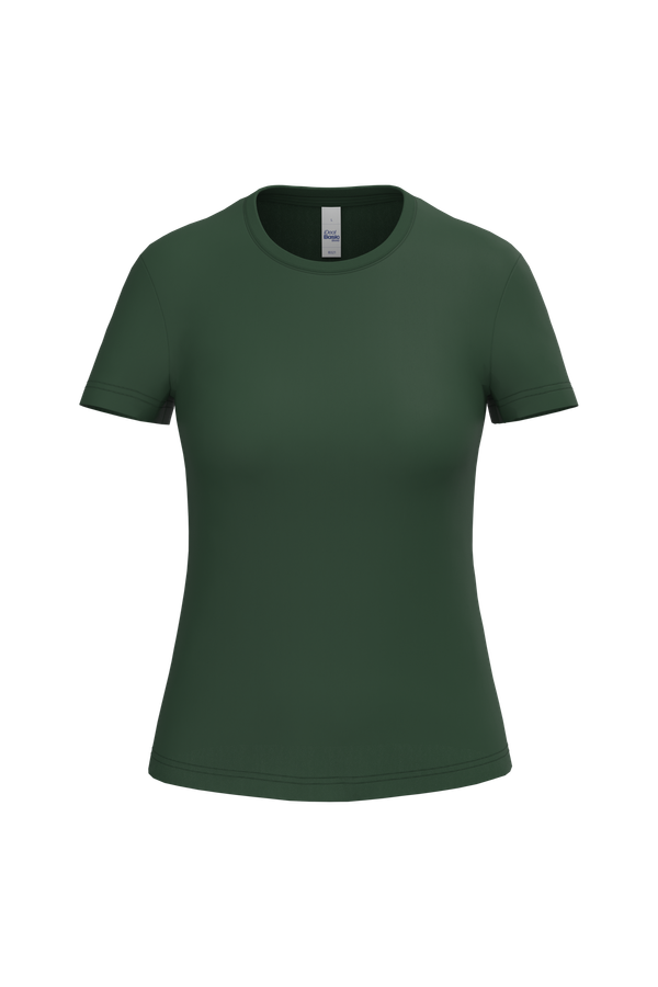 T-shirt femme iDeal190 Ideal Forest Green iDeal Basic Brand