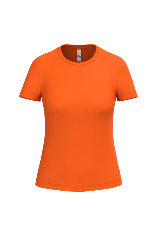 T-shirt femme iDeal190 Ideal Orange iDeal Basic Brand