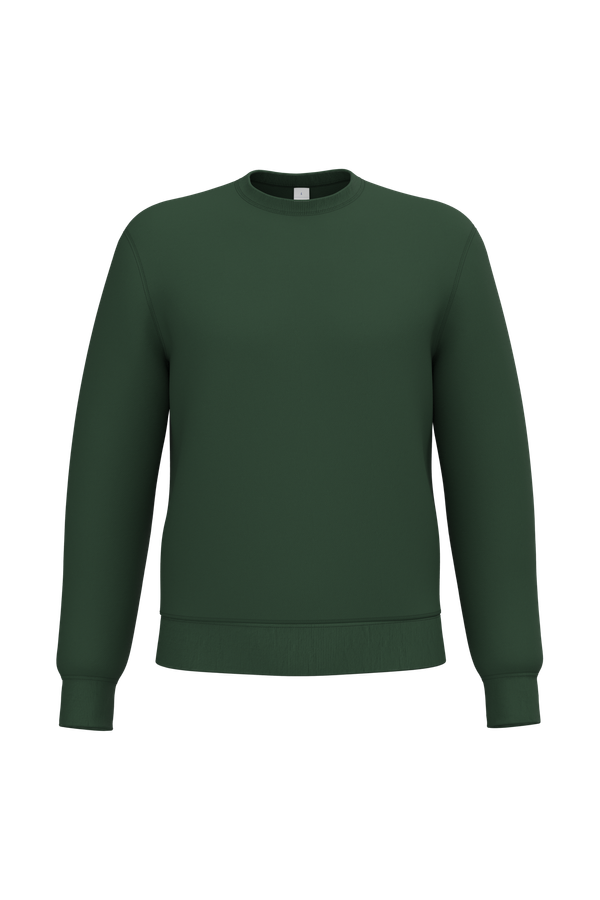 Sweat-shirt col rond unisexe Ideal Forest Green iDeal Basic Brand