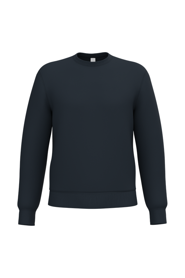 Sweat-shirt col rond unisexe Ideal Navy iDeal Basic Brand